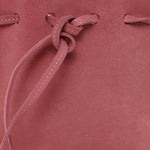 Suede Mini Mini Bucket Bag Blush