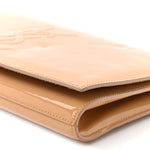 Patent Calfskin Monogram Large Belle De Jour Clutch Chair