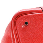Taurillon Clemence Picotin Lock 22 MM Rouge Tomate