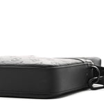 Calfskin Monogram Shadow Trio Messenger Black