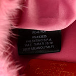 Mink Fur Clutch Pink