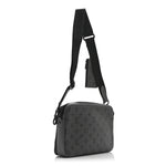 Calfskin Monogram Shadow Trio Messenger Anthracite Gray