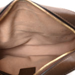 GG Supreme Monogram Small Horsebit 1955 Shoulder Bag Beige Brown Sugar