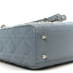 Lambskin Cannage Small My ABCDior Lady Dior Cloud Blue