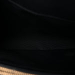 Grain De Poudre Matelasse Chevron Monogram Shopping Bag Black