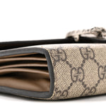 GG Supreme Monogram Mini Dionysus Chain Wallet Beige Taupe