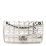 Vinyl Large Ice Cube Flap Silver