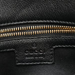 Roxy Calfskin Blondie Chain Shoulder Flap Bag Black