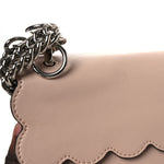 Vitello Liberty Scalloped Studded Kan I Shoulder Bag Camelia