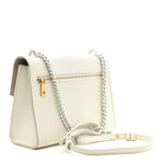 Soft Calfskin Mylockme Chain Bag BB White