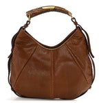 Snakeskin Buffalo Horn Mombasa Hobo Brown