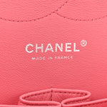 Lambskin Quilted Jumbo Double Flap Pink