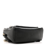 Pebbled Calfskin Soho Chain Backpack Black