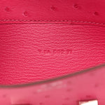 Ostrich Constance Long Wallet Rose Tyrien