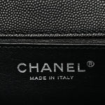 Caviar Quilted Medium Boy Flap Black