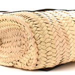 Raffia Small Basket Tote Bag Natural Tan
