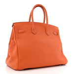 Togo Birkin 35 Orange