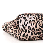 Nylon Leopard Print Changing Bag Brown