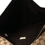 GG Monogram Medium Flap Messenger Bag Beige