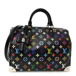 LV X TM Monogram Multicolor Speedy Soft 30 Black