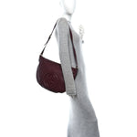 Pebbled Calfskin Medium Soho Hobo Scarlatto