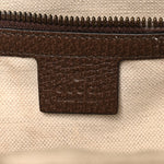 GG Supreme Monogram Medium Ophidia Day Backpack Brown