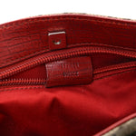 GG Plus Monogram Vertical Tote Red