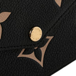 Empreinte Monogram Giant Felicie Pochette Black Beige