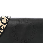 Eco Alter Nappa Perforated Logo Mini Crossbody Bag Black