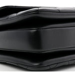Lambskin Quilted Small Trendy CC Dual Handle Flap Bag Black