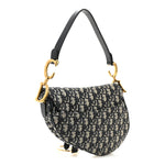 Oblique Saddle Bag Blue