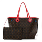 Monogram Totem Neo Neverfull MM Flamingo