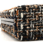 Tweed Kisslock Minaudiere Black Multicolor