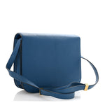 Goatskin Medium Classic Box Flap Bag Deepsea