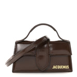 Glazed Calfskin Le Grand Bambino Midnight Brown