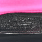 Jersey Wool Patchwork Monogram Medium Jamie Baguette Magenta