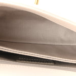 Calfskin Chevron Quilted Mini Coco Handle Flap Rose Pale