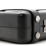 Matte Aluminum Personal Cross-Body Bag Black