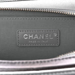 Metallic Lambskin Large Like A Wallet Flap Silver