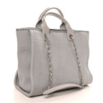 Mixed Fibers Small Deauville Tote Light Grey