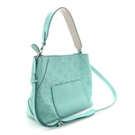 Calfskin Ottomar Monogram Medium Klara Hobo Pool Blue