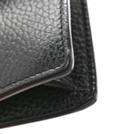 Dollar Calfskin Crystal Super Mini Dionysus Shoulder Bag Black