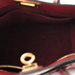 Calfskin Karung Snakeskin Mahina On My Side PM  Griotte Red