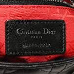 Lambskin Cannage Mini Lady Dior Black