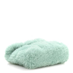 Shearling Quilted Monogram Loulou Puffer Pouch Clutch Iced Mint