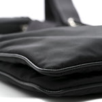 Re-Nylon Saffiano Re-Edition 2000 Double Zip Crossbody Bag Black