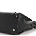 Drummed Calfskin Micro Luggage Black