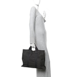 Canvas Herline MM Tote Grey