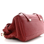 Shrunken Calfskin Medium Alexa Red