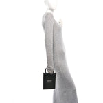 Shiny Porosus Crocodile Lisse Kelly Cadena Clutch Black